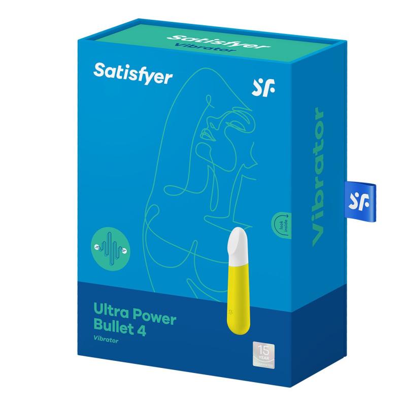 SO5429 Вибропуля перезаряжаемая Ultra Power Bullet 4 Yellow