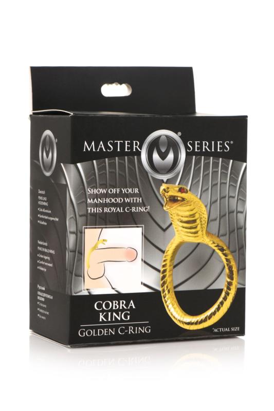 SO8799 Эрекционное кольцо Master Series Cobra King Golden Cock Ring