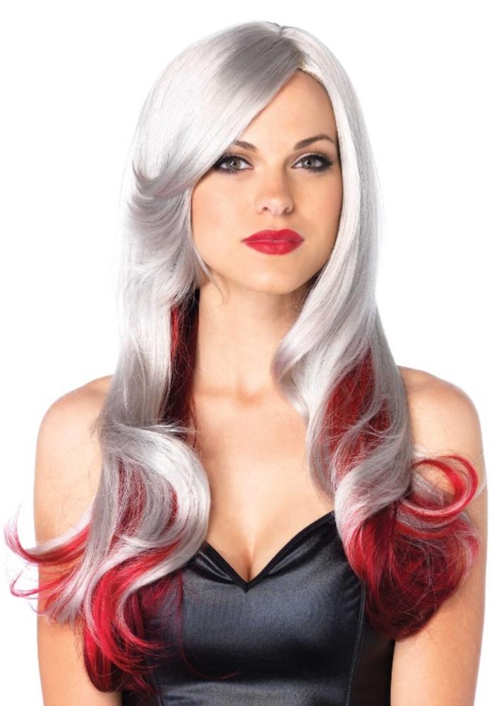 SO8008 Leg Avenue Allure Multi Color Wig Grey/Red