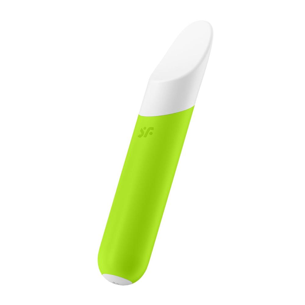 SO5435 Минивибратор с гибким язычком Satisfyer Ultra Power Bullet 7 Green