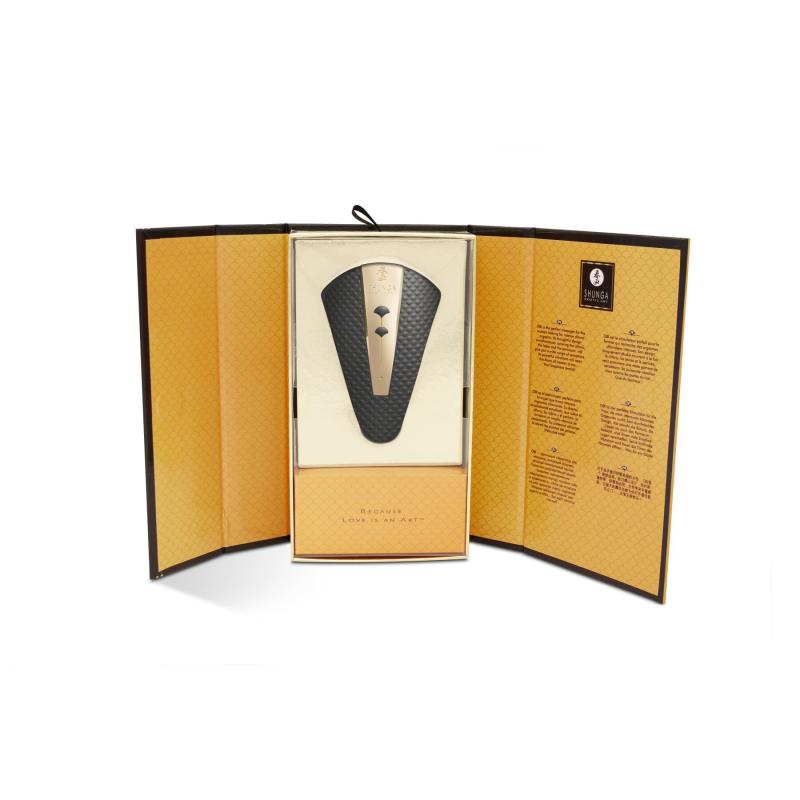 SO6899 Клиторальный вибратор Shunga Obi Black