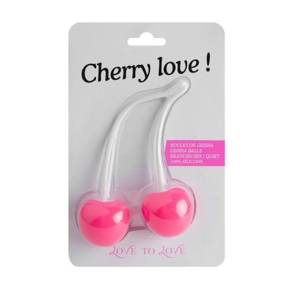 SO1416 Вагинальные шарики Love To Love CHERRY LOVE, диаметр 3,5см, вес 77гр