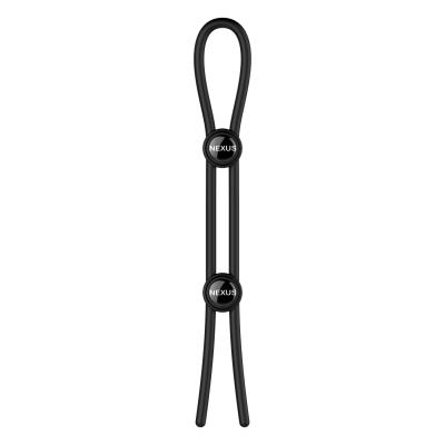 Эрекционное кольцо Nexus FORGE Double Adjustable Lasso - Black
