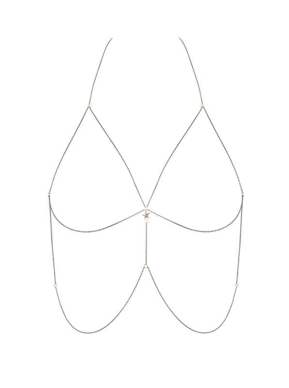 SO7688 Цепочка для бюста с кулоном-звездой Obsessive Bijou 902