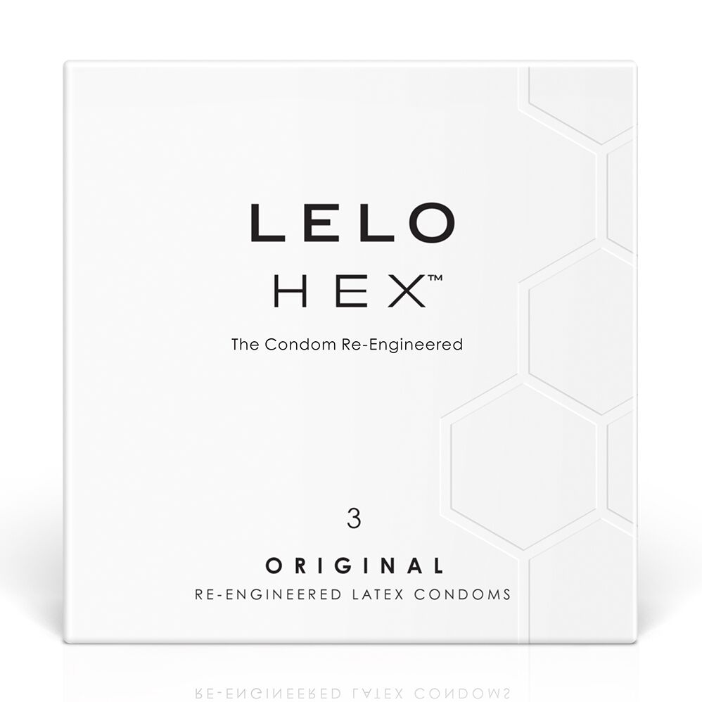 SO8130 Презервативы LELO HEX Condoms Original 3 Pack, тонкие и суперпрочные