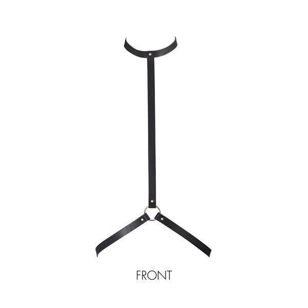 SO2677 Портупея Bijoux Indiscrets MAZE - I Harness Black, экокожа, очень стильная