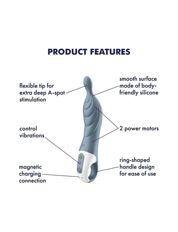 SO6124 Вибратор для точки А Satisfyer A-Mazing 2 Grey