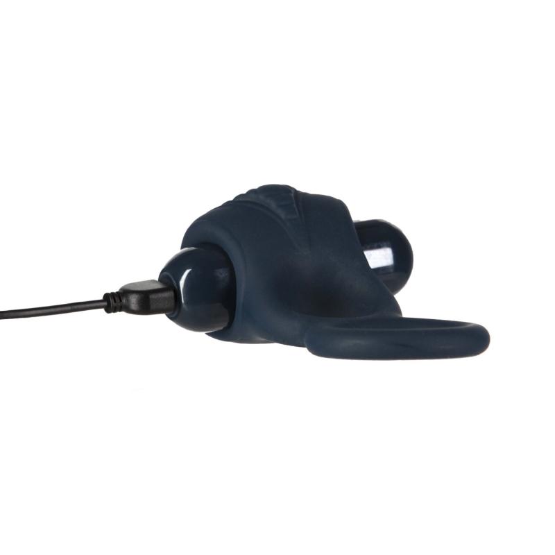 SO5575 Двойное эрекционное кольцо с вибрацией Lux Active -Triad - Vibrating Dual Cock Ring, пульт ДУ