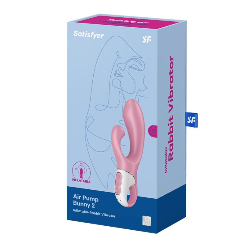 SO8412 Вібратор-кролик надувний Satisfyer Air Pump Bunny 2