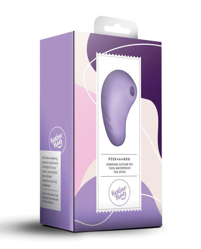SO7666 Вакуумный стимулятор с вибрацией SugarBoo Peek-A-Boo, 10 режимов