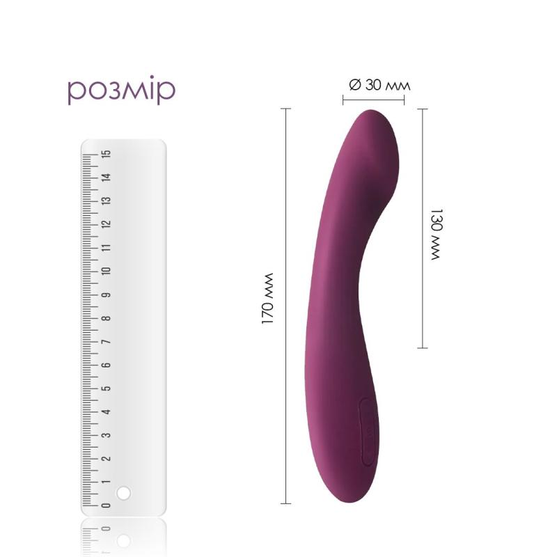SO6997 Вибратор для точки G с интеллектуальным режимом Svakom Amy 2 Violet