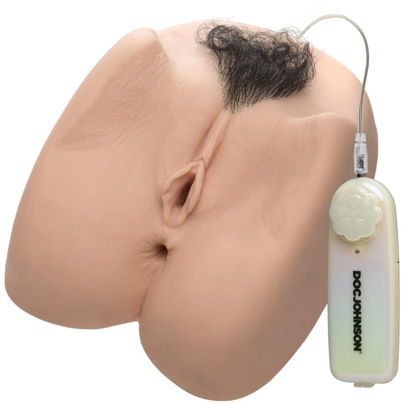 SO4537 Мастурбатор с вибрацией Doc Johnson Sasha Grey ULTRASKYN Deep Penetration Vibrating Pussy & Ass