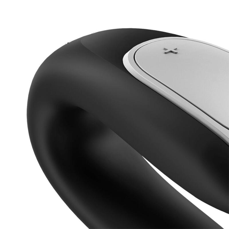 SO5058 Смарт-вибратор для пар Satisfyer Double Fun (Black) с пультом ДУ