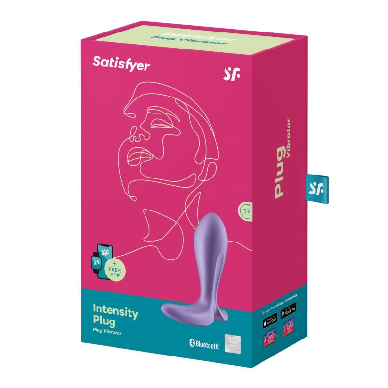 SO8626 Анальная смарт-пробка с вибрацией Satisfyer Intensity Plug Purple