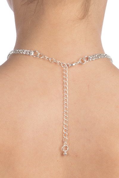 SO3724 Колье со стразами Bijoux Pour Toi - Audrey Silver