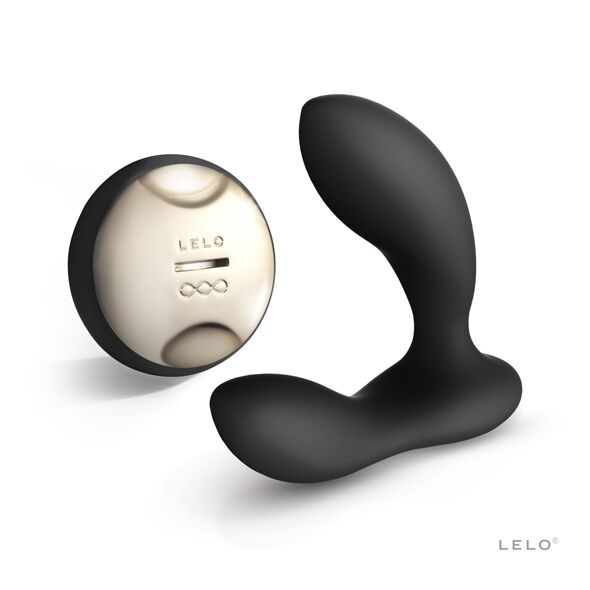 SO8075 Массажер простаты LELO Hugo Black, 2 мотора, пульт ДУ, управление движением