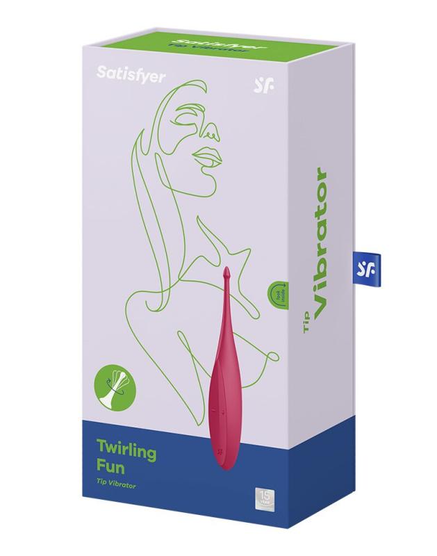 SO5419 Вибратор для клитора Satisfyer Twirling Fun Poppy Red
