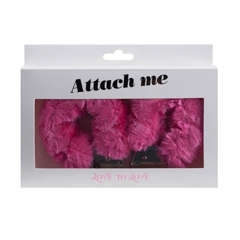 SO1401 Наручники с плюшевой отделкой Love To Love ATTACH ME Pink