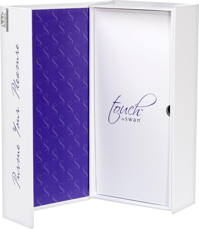 SO7767 Вібратор-кролик Touch by SWAN - Trio Purple, сенсорне керування, ротація, діаметр 3,8 см