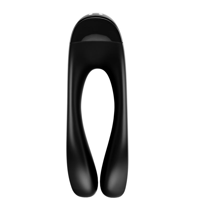SO4653 Вибратор на палец Satisfyer Candy Cane Black