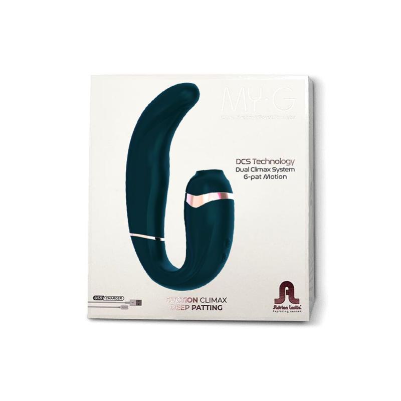 SO6028 Пульсатор с вакуумной стимуляцией клитора Adrien Lastic My G (Teal)