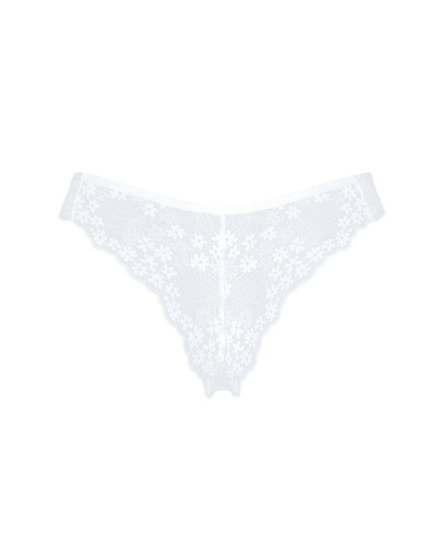 SO8171 Полупрозрачные трусики Obsessive Heavenlly panties XL/2XL, открытые ягодицы