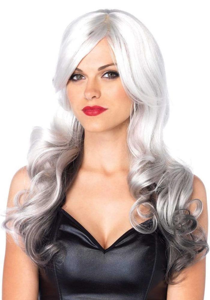 SO7933 Leg Avenue Allure Multi Color Wig Grey/Black