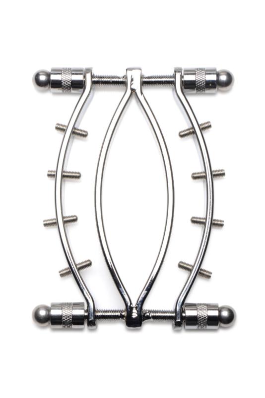 SO8798 Зажим для половых губ Master Series Spread'Em Poker Vagina Clamp with Adjustable Pressure Screws