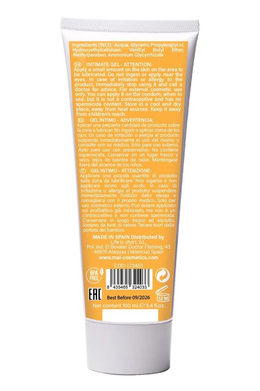 SO7543 Разогревающая смазка на водной основе BTB WARM FEELING (100 мл)