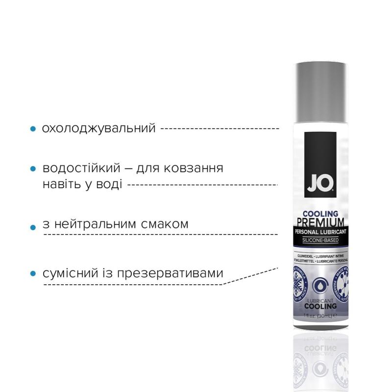 SO1436 Охлаждающий лубрикант на силиконовой основе System JO PREMIUM - COOLING (30 мл)