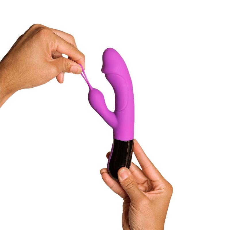 SO6022 Вибратор-кролик Adrien Lastic Ares 2.0 с аккумулятором, с петелькой для пальца, перезаряжаемый