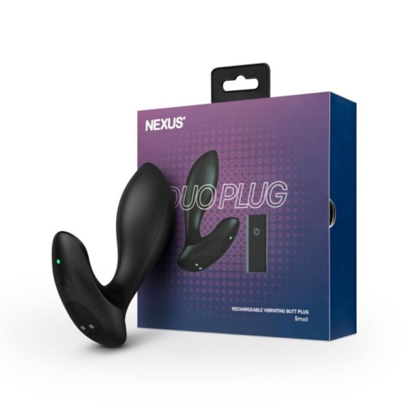 SO8696 Анальная пробка Nexus DUO Remote Control Beginner Butt Plug Small - Black