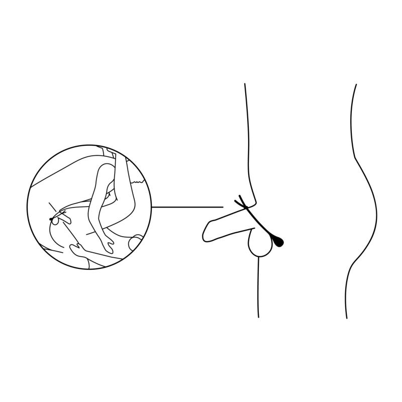 SO8695 Эрекционное кольцо Nexus FORGE Vibrating Adjustable Lasso - Black