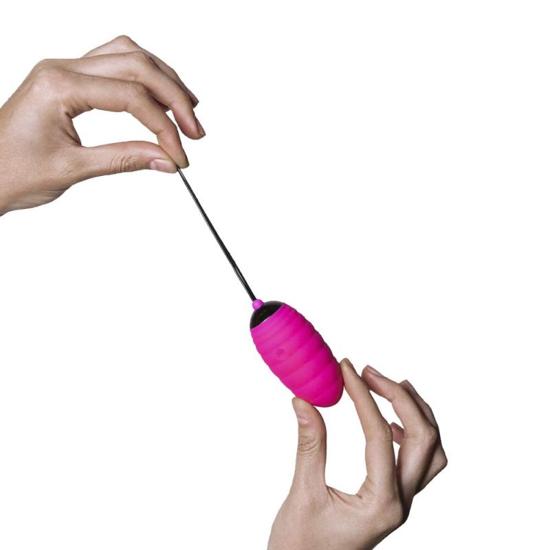 AD40721 Виброяйцо Adrien Lastic Ocean Breeze Pink с пультом ДУ, 10 режимов работы