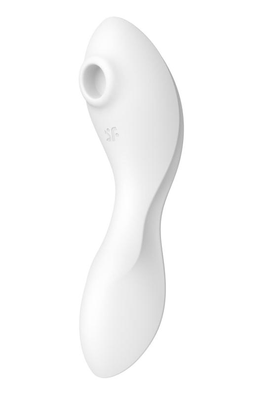SO6725 Вакуумный смарт-стимулятор с вибрацией Satisfyer Curvy Trinity 5 (White), управление со смартфона
