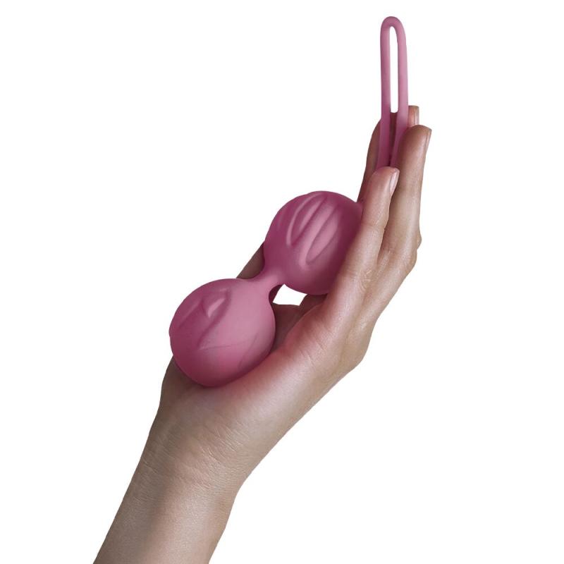 AD40301 Вагинальные шарики Adrien Lastic Geisha Lastic Balls BIG Pink (L), диаметр 4см, вес 90гр