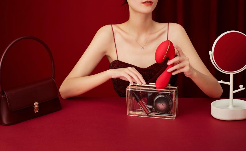 SO3618 Вакуумный вибратор KISTOY Tina с подогревом, вагинально-клиторальный, диаметр 3,5см