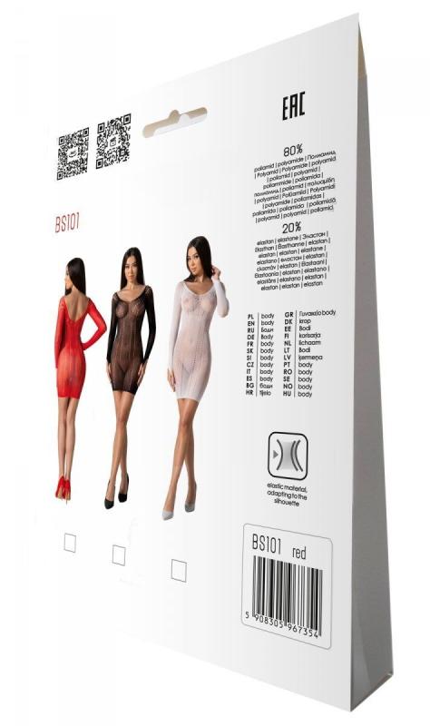 SO8945 Бодистокинг Passion BS101 red