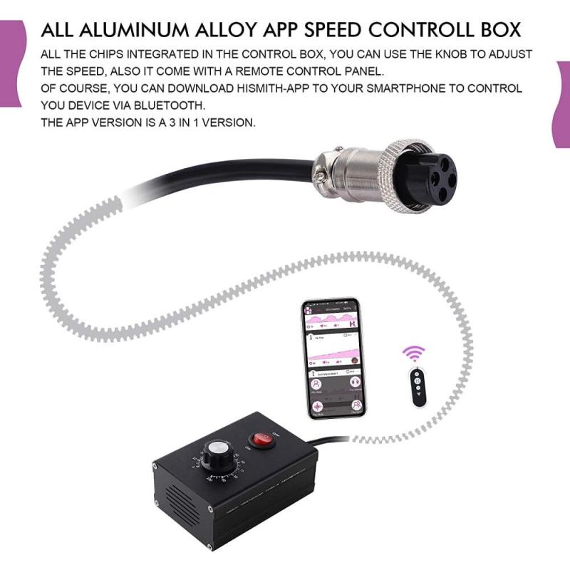 SO6191 Смарт секс-машина Hismith AK-01-Black Sex Machine APP с фаллоимитатором