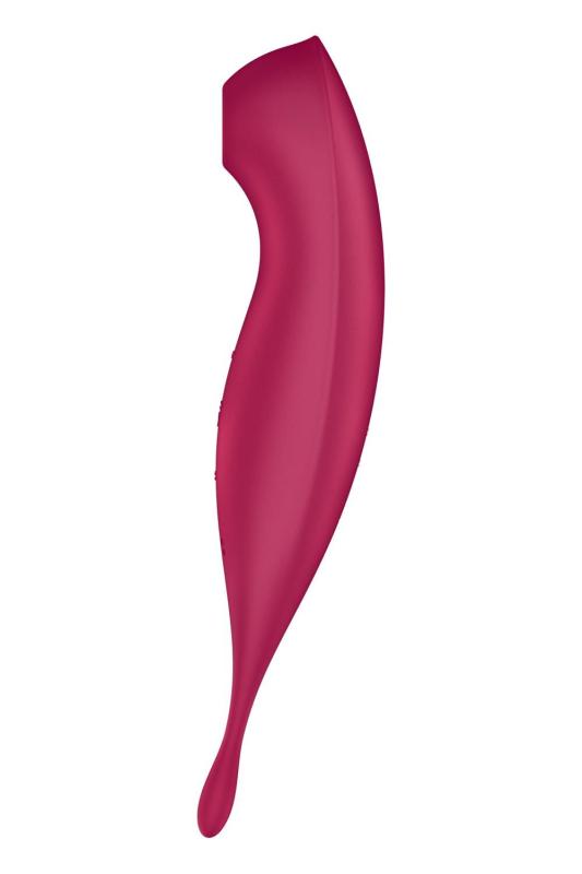 SO6715 Смарт-вибратор для клитора с вакуумной стимуляцией Satisfyer Twirling Pro+ dark red