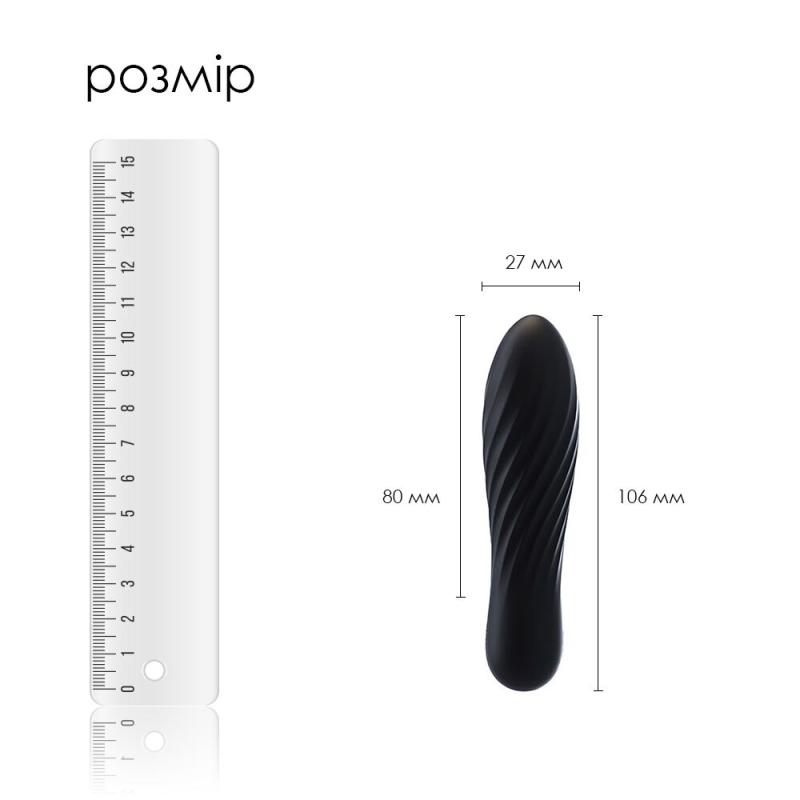 SO6034 Мощный мини-вибратор Svakom Tulip Black