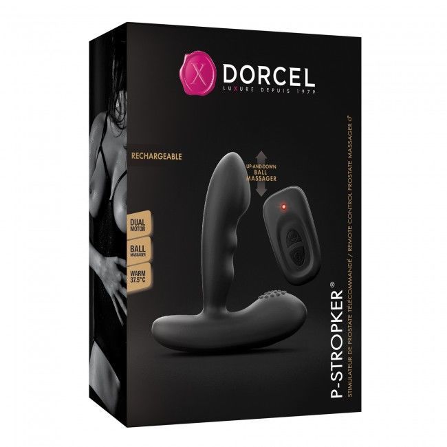 SO3074 Массажеры простаты Dorcel P-Stroker с пультом ДУ, подогревом и точечным массажем, два мотора