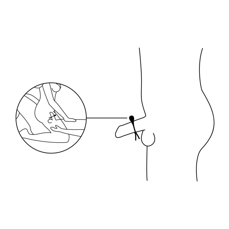 SO8695 Эрекционное кольцо Nexus FORGE Vibrating Adjustable Lasso - Black