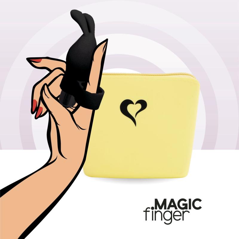 SO4436 Вибратор на палец FeelzToys Magic Finger Vibrator Black
