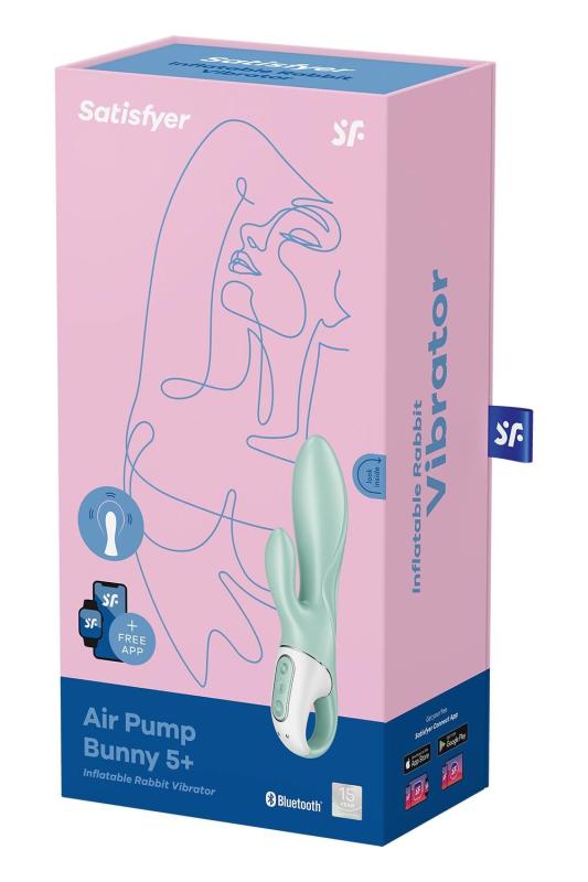 SO6718 Смарт вибратор-кролик Satisfyer Air Pump Bunny 5+, надувается