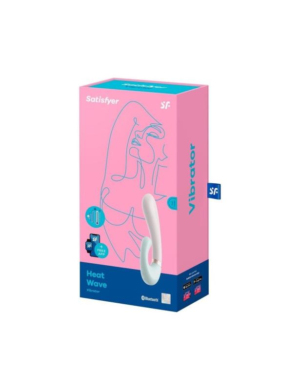 SO6097 Смарт вибратор-кролик с подогревом Satisfyer Heat Wave Mint