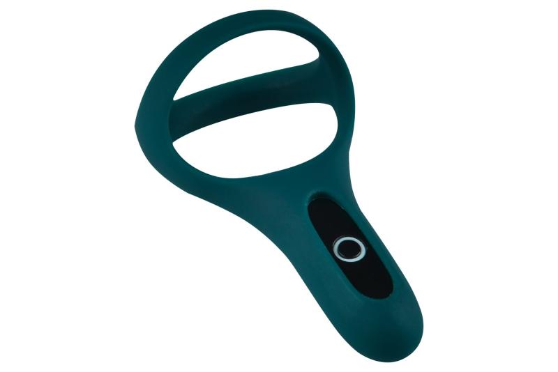 SO5748 Двойное эрекционное кольцо Fun Town Rise Turquoise, управление со смартфона