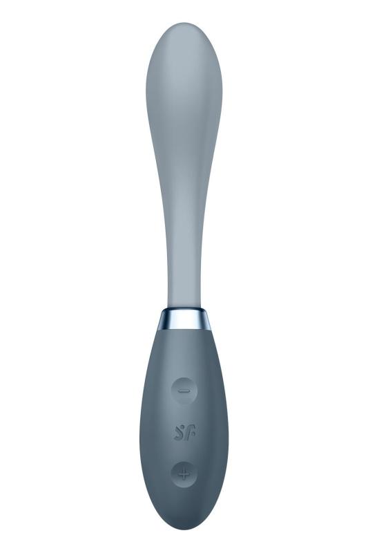 SO6727 Вибратор Satisfyer G-Spot Flex 3 Grey, гибкий ствол с фиксацией положения