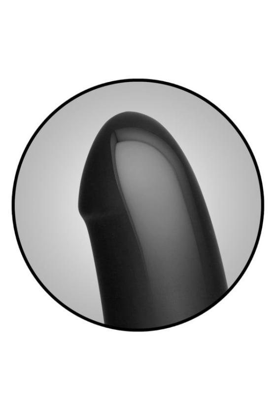 SO4020 Анальный плаг с дилдо Doc Johnson Kink - Dual Density SECONDSKYN Fuck Plug - Black