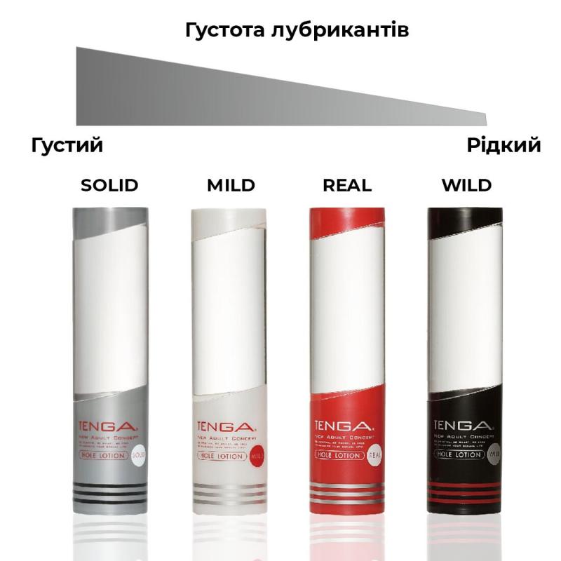 TLH-001 Густой лубрикант Tenga Hole Lotion Mild (170 мл) на водной основе, универсальный